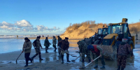 Около 400 казаков участвуют в очистке пляжей Анапы - Anapa.Media