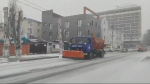На дороги Анапы вышла снегоуборочная техника