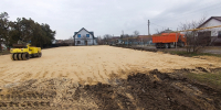 В пригороде Анапы началось строительство многофункциональной спортивно-игровой площадки - Anapa.Media