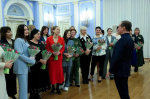 Студентка из Анапы стала участницей встречи с Дмитрием Медведевым