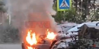 В Анапе сгорел автомобиль - Anapa.Media