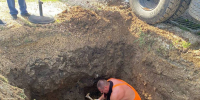 В Анапе устраняют последствия прорыва канализации на Пионерском проспекте - Anapa.Media